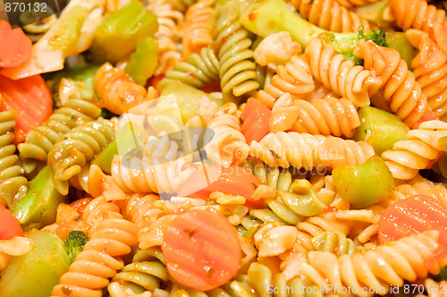 Image of pasta with vegetables