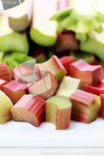 Image of fresh rhubarb