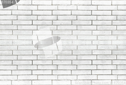 Image of white brick wall background