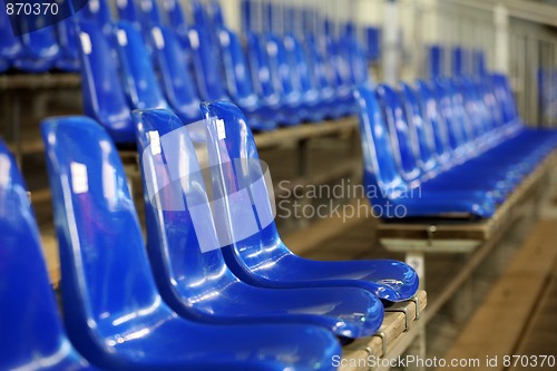 Image of Blue seats