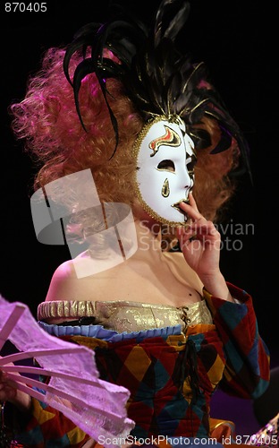 Image of Actress with mask