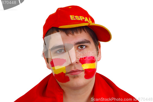 Image of Spanish soccer fan