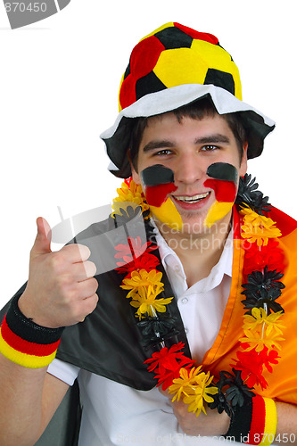 Image of German soccer fan