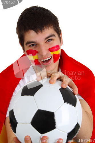 Image of Spanish soccer fan