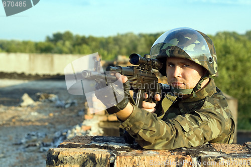 Image of Portrait of soldier