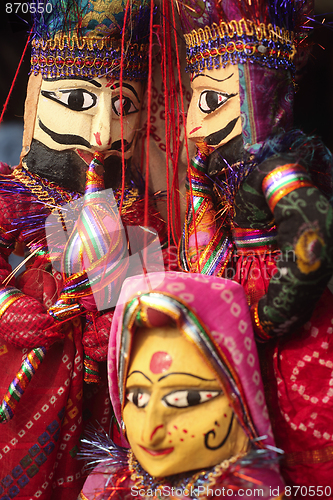 Image of Indian puppets