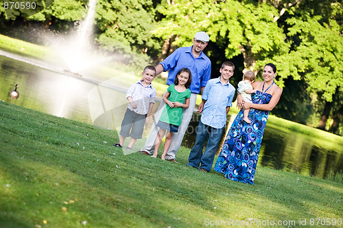 Image of Happy Family at the Park