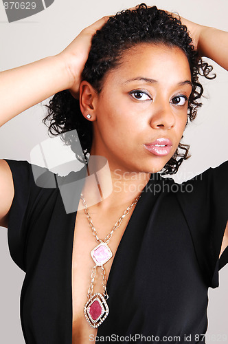 Image of Portrait of a Hispanic Girl.