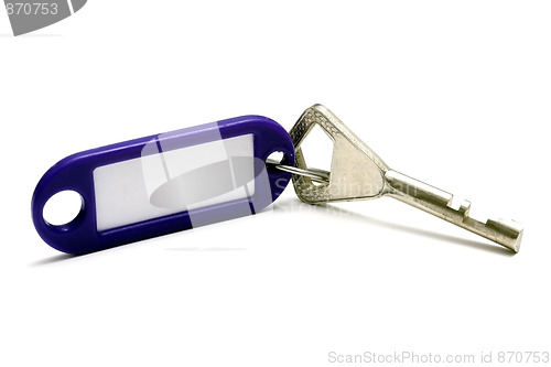 Image of Blank tag and key