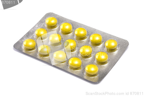 Image of Package of Yellow Pills