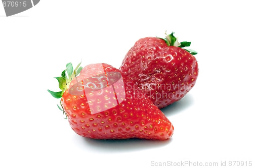 Image of Two strawberries