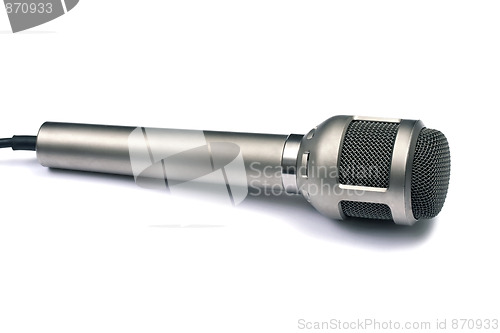 Image of Mcrophone on White Background