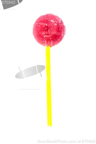 Image of Strawberry lollipop