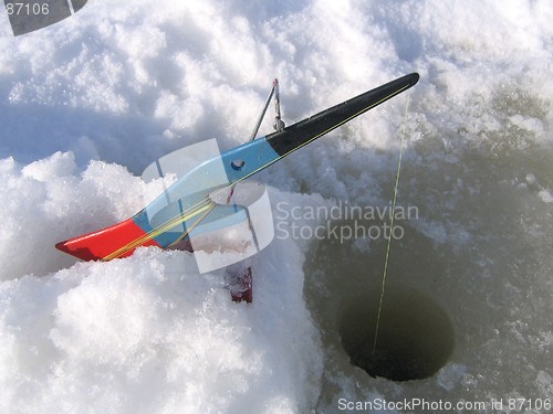 Image of Ice fishing equipment