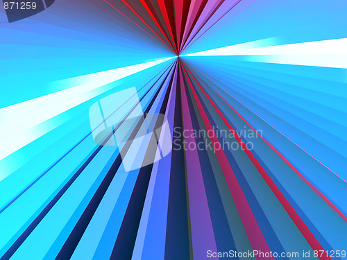 Image of Colorful tunnel