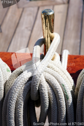 Image of Tall ship rigging