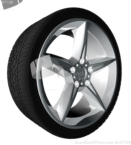 Image of Wheel and tire