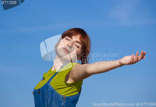 Image of Carefree woman
