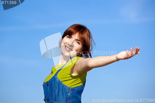 Image of Carefree woman