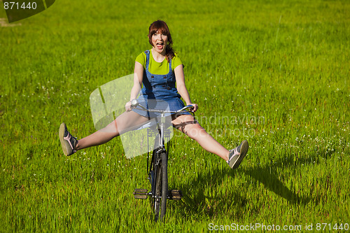 Image of Riding a bicycle