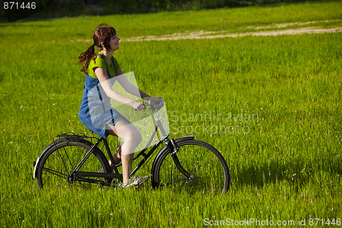 Image of Riding a bicycle