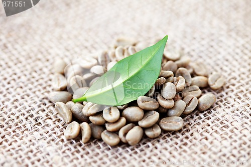 Image of unroasted coffee beans
