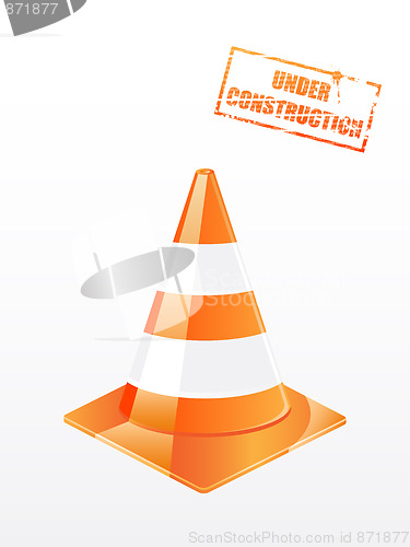 Image of Vector traffic cone 