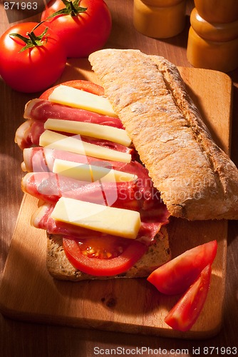 Image of ciabatta sandwich