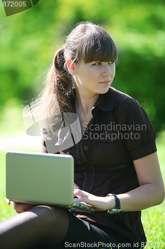 Image of woman with laptop