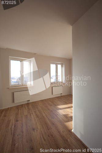 Image of empty room with window