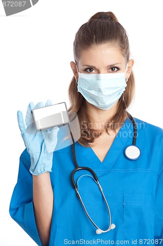 Image of medical doctor in mask