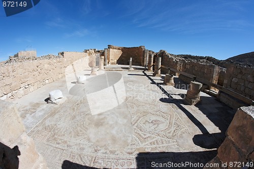 Image of Colonnade of the ruins of ancient temple 