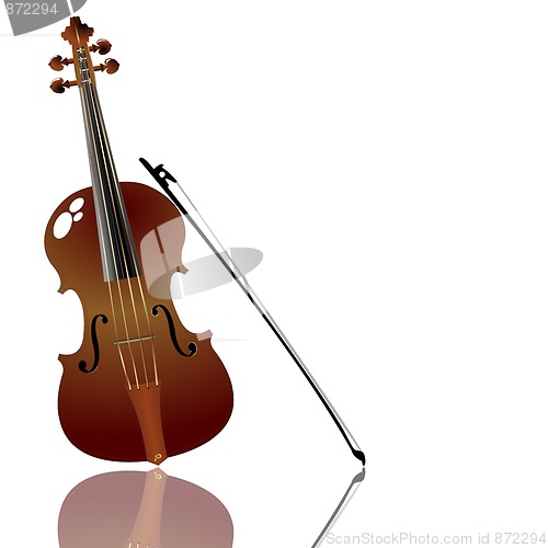 Image of Bow and violin