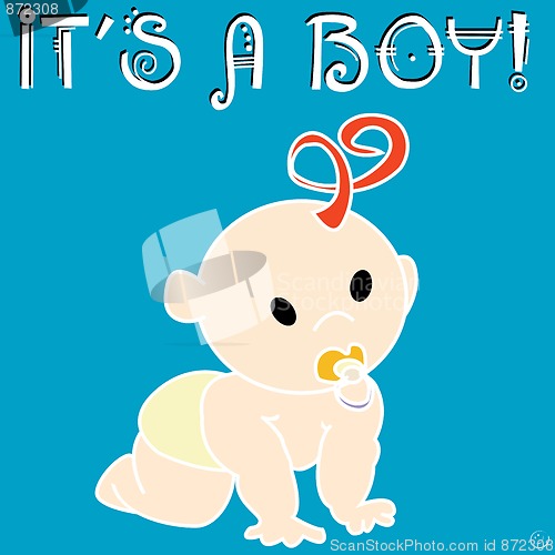 Image of It's a boy card