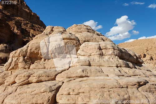 Image of Sandstone mountain in the desert