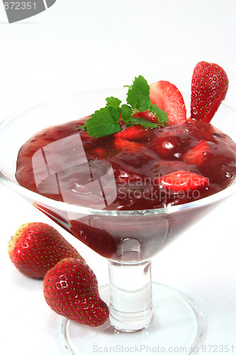 Image of Red fruit jelly
