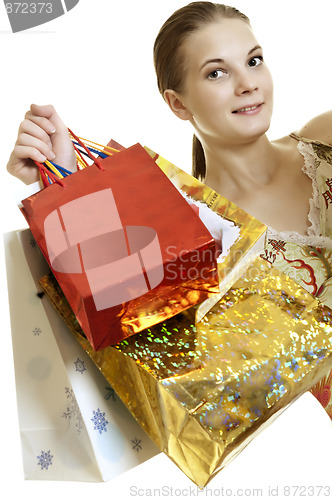 Image of happy shopper