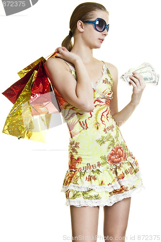 Image of cash for shopping