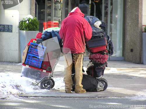 Image of homeless person