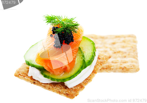 Image of Salmon Caviar Canape