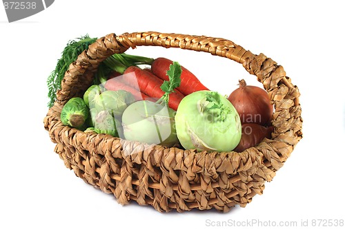 Image of Winter vegetables in a basket
