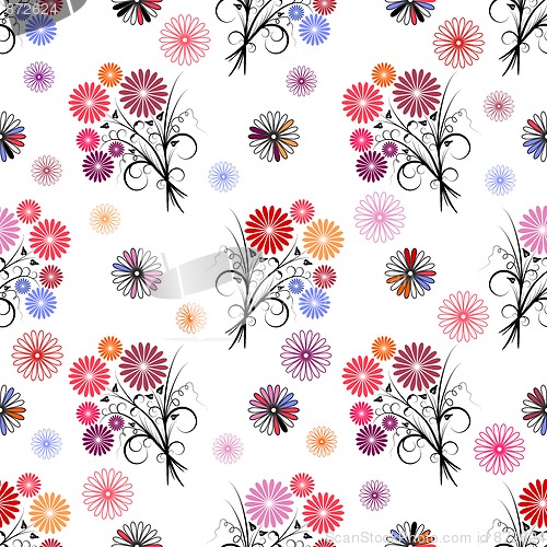 Image of Seamless floral pattern