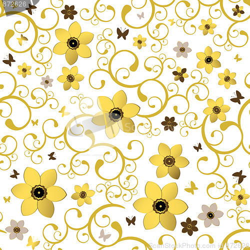 Image of Seamless floral pattern