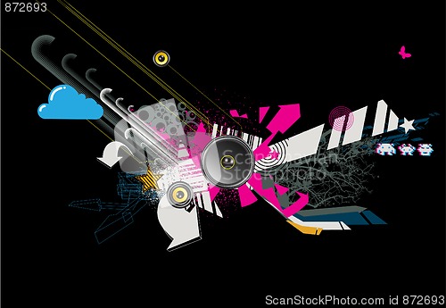 Image of  abstract party design