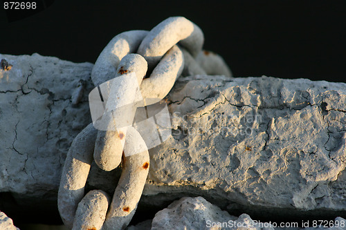 Image of Old muddy chain