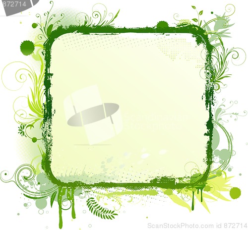 Image of  Floral Decorative frame