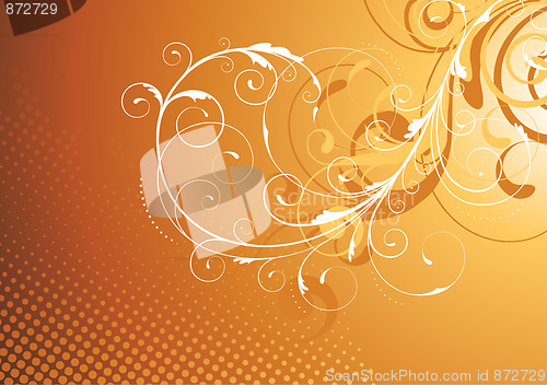 Image of Floral Decorative background