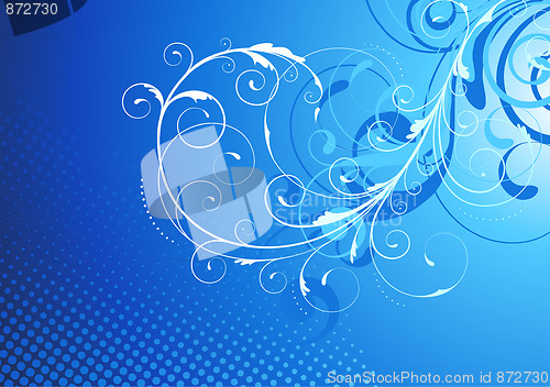 Image of Floral Decorative background