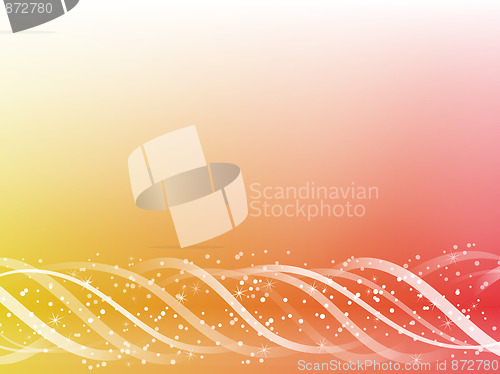 Image of Red an Yellow Colorful Glowing Lines Background. 