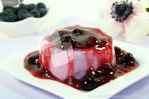 Image of Blueberry dessert